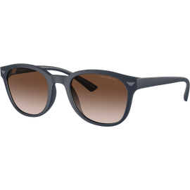 Emporio Armani EA4225U 508813 - Sonnenbrille Herren - Fassung: Blau, Kunststoff, Panto - Glasfarbe: Braun