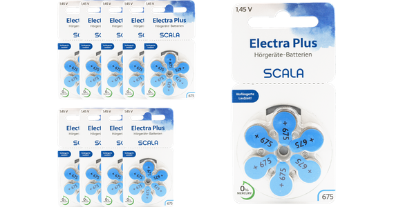 Scala Hörgerätebatterien Electra plus 675 (180 Stk.) - Ansicht 4