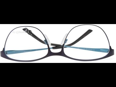 meineBrille 04-96020-02, Dunkel Violett/Türkis Matt umgedreht