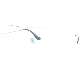 Ray-Ban Aviator Gradient RB3025 003/3F Silber/Blau Verlauf 55 Sonnenbrille Silber, Metall, Pilot blaues Glas