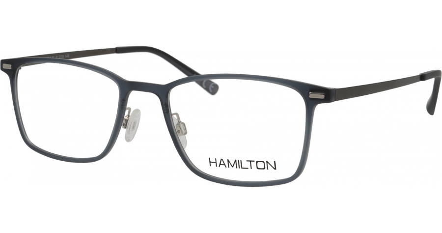 Hamilton 01-20090-02 5119 recheckige Brille schwarz vollrand