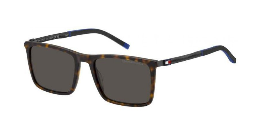 Tommy Hilfiger Sonnenbrille Herren Tommy Hilfiger TH 2077/S 55 havanna Ansicht 1