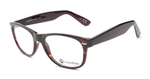 meineBrille 04-69150-01, Dunkel Havanna links - Ansicht 2
