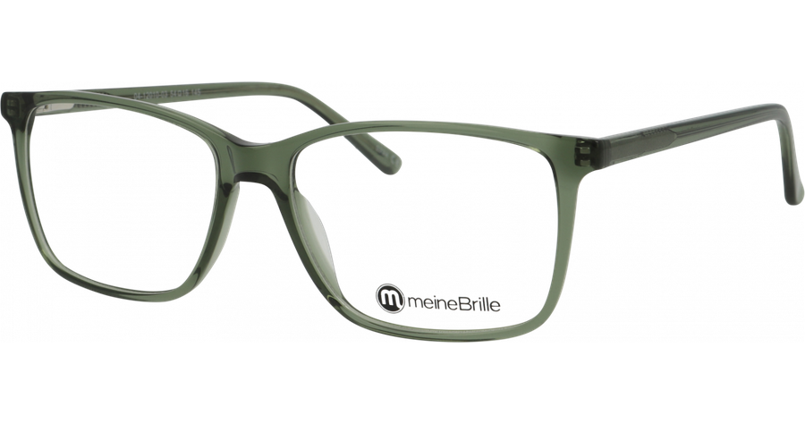 meineBrille Brille Herren meineBrille 04-12010-03, Grün transparent glänzend Ansicht 1