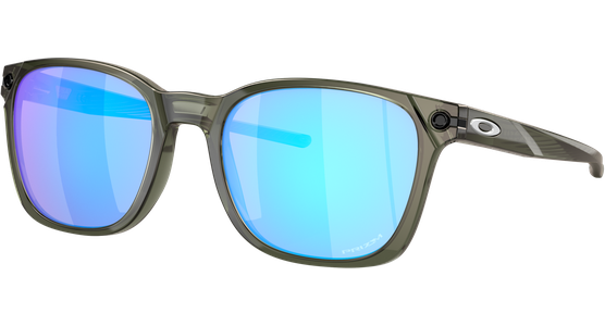 Oakley Ojector OO9018 901819 - Sonnenbrille Herren - Fassung: Grün, Kunststoff, Irregulär - Glasfarbe: Blau - Ansicht 2