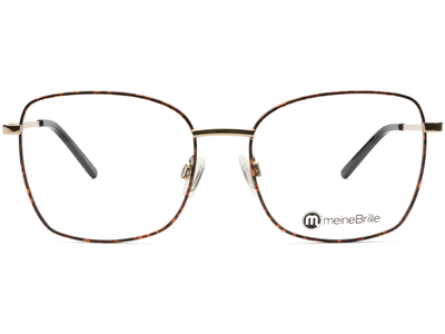 meineBrille 04-12080-02, Gold glänzend / Havanna glänzend Front