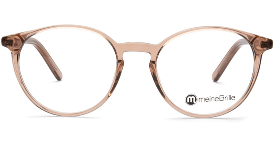 meineBrille 04-12070-02, Nude transparent glänzend Front - Ansicht 3