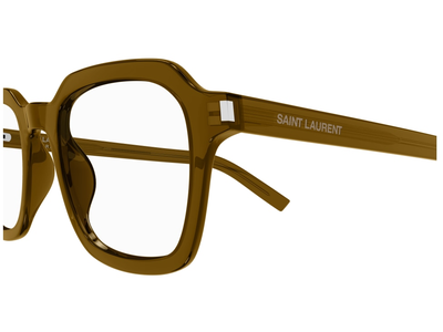 Saint Laurent Brille Unisex Saint Laurent SL 715 SLIM OPT 49 Braun Ansicht 3