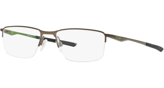 Oakley Socket OX3218 321802 - Brille Herren - Fassung: Halbrand, Silber, Metall, Rechteck - Ansicht 2