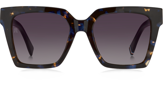 Tommy Hilfiger TH 2100/S 53 Blau Havanna - Ansicht 4