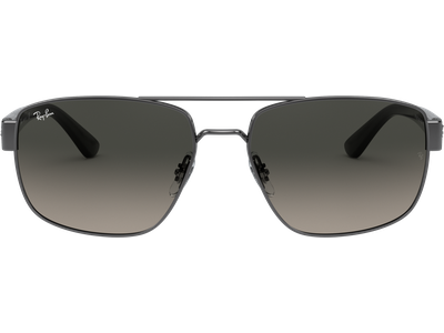 Ray-Ban RB3663 Glänzend Gunmetall / Verlauf Grau 004/71 60