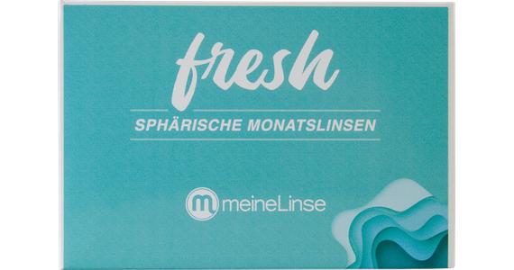 meineLinse fresh sphärische Monatslinsen 6er Kontaktlinsen