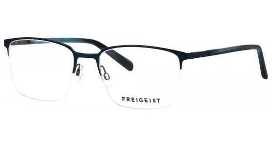 Freigeist Brille 862055 57 70 Herren Fassung: Blau, Metall, Halbrand - Ansicht 2