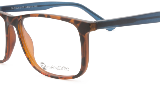 meineBrille 04-96060-02, Havanna/Petrolblau Matt nah - Ansicht 7