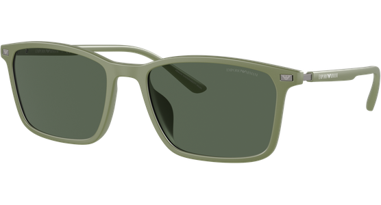 Emporio Armani EA4223U 542471 - Sonnenbrille Herren - Fassung: Grün, Kunststoff, Rechteck - Glasfarbe: Grün - Ansicht 2