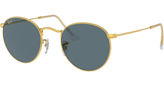 Ray-Ban Round Metal RB3447 9196R5 Gold/Blau - Ansicht 2