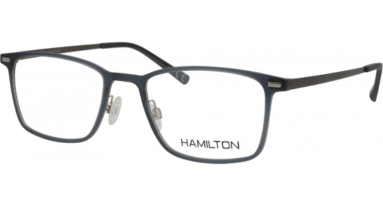 Hamilton 01-20090-02 5119 recheckige Brille schwarz vollrand - Ansicht 2