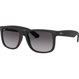 Ray-Ban RB4165 Justin Classic Matt Schwarz / Verlauf Grau 601/8G 54 Sonnenbrille Herren
