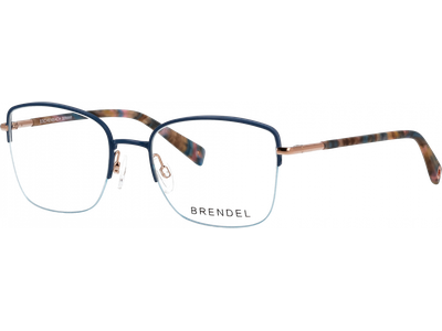 Brendel 902418 52 70 - Halbrand Brille Damen - Fassung: Blau, Metall