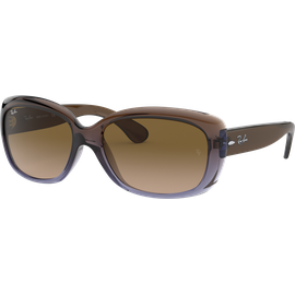 Ray-Ban RB4101 Jackie Ohh Glänzend Braun / Verlauf Braun 860/51 58 Sonnenbrille Damen