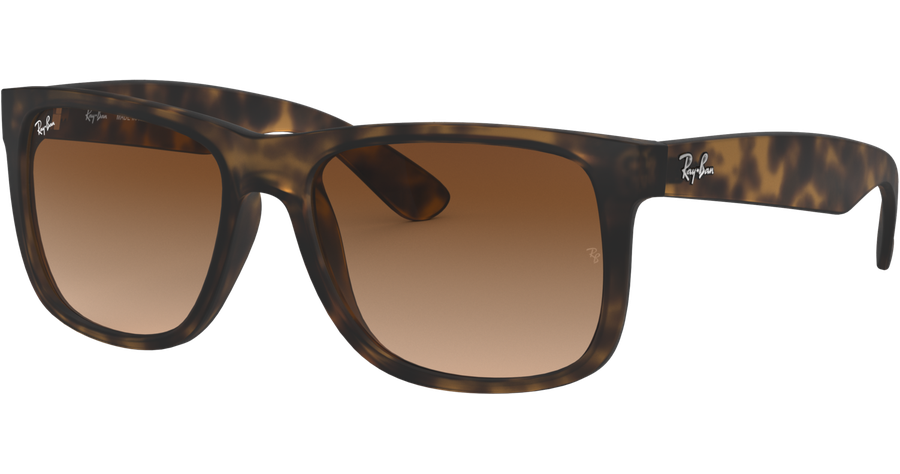 Ray-Ban RB4165 Justin Classic 710/13 Matt Havana/Dunkelbraun - Sonnenbrille Unisex Kunststoff, Eckig - Glasfarbe: Braun