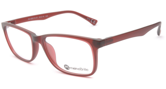 meineBrille 04-69010-01 , Rot matt - Ansicht 2