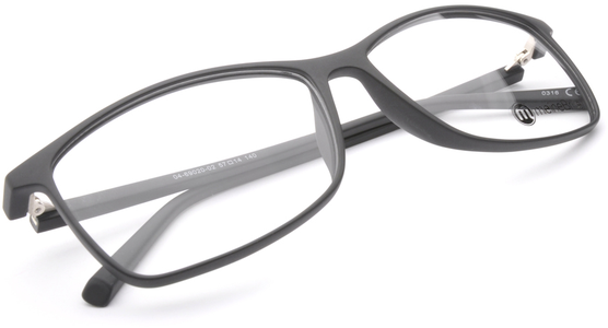 meineBrille 04-69020-02, Schwarz Matt liegend - Ansicht 6