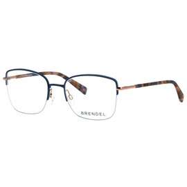 Brendel 902418 52 70 Brille Damen Halbrand Blau Metall