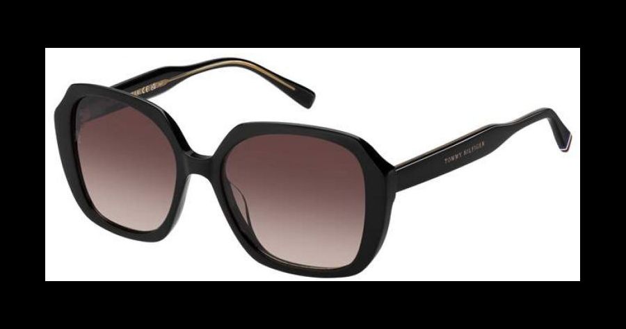 Tommy Hilfiger Sonnenbrille Damen Tommy Hilfiger TH 2105/S 54 black Ansicht 1
