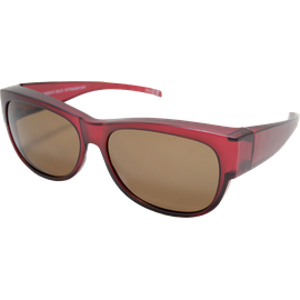 SunRay Sonnenbrille Damen SunRay 06-00320-01 Überbrille, Aubergine matt