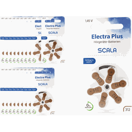 Scala Hörgerätebatterien Electra plus 312 (120 Stk.)