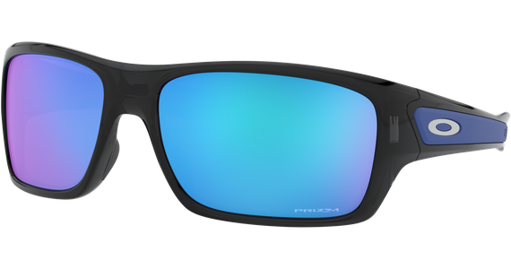 Oakley Turbine OO9263 926356 - Sonnenbrille Herren - Fassung: Schwarz, Kunststoff, Rechteck - Glasfarbe: Blau - Ansicht 2