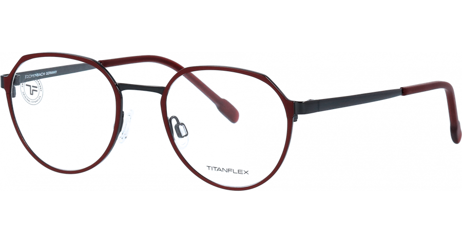 Titanflex Kids 830123 46 15 -Kinderbrille - Fassung: Schwarz, Metall