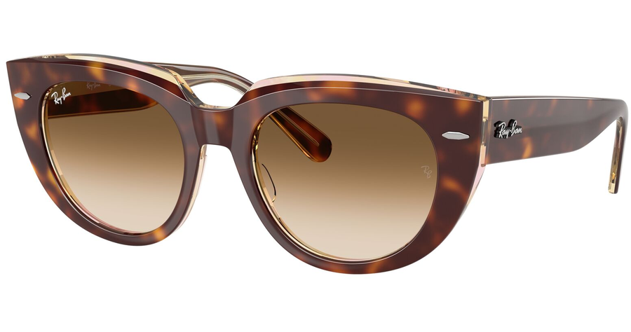 Ray-Ban Doreen RB2286 141451 - Sonnenbrille Damen - Fassung: Havanna, Kunststoff, Eckig