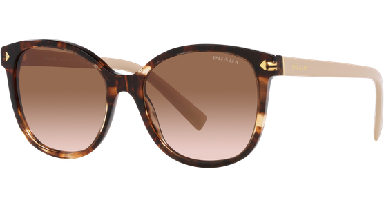 Prada PR 22ZS 07R0A6 Sonnenbrille Havana - Ansicht 2