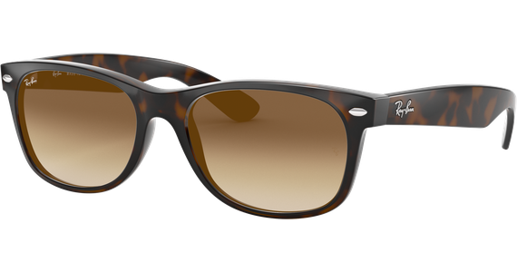 Ray-Ban Sonnenbrille RB2132 New Wayfarer SMALL Classic Glänzend Tortoise / Braun 710/51 52 - Ansicht 2