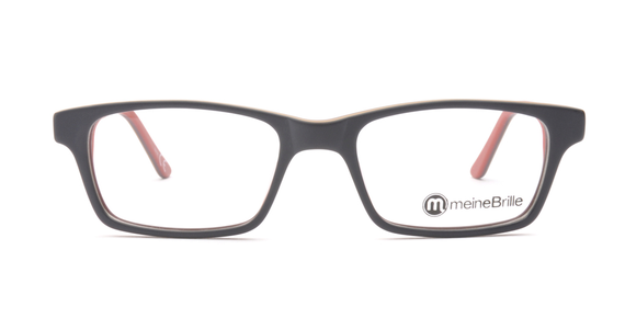meineBrille 04-69240-01, Dunkel Blau/Orange/Rot front - Ansicht 3