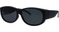 SunRay 06-71400-03 Überbrille, Schwarz matt