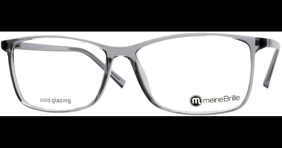 meineBrille 04-69020-03, Grau Kunststoff Brille