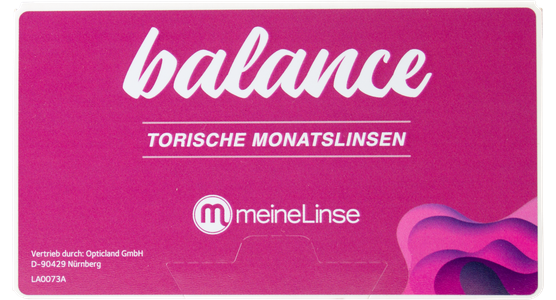 meineLinse balance torische Monatslinsen 3er Kontaktlinsen - Ansicht 2