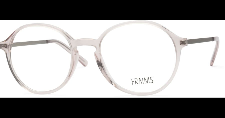 Runde Brille FRAIMS 03-07020-01 Alex Hell Beige Gun matt