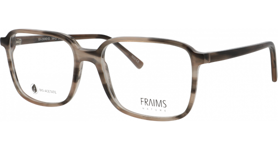 FRAIMS NATURE 03-23040-01 Riley, Braun meliert glänzend Brille - Ansicht 2