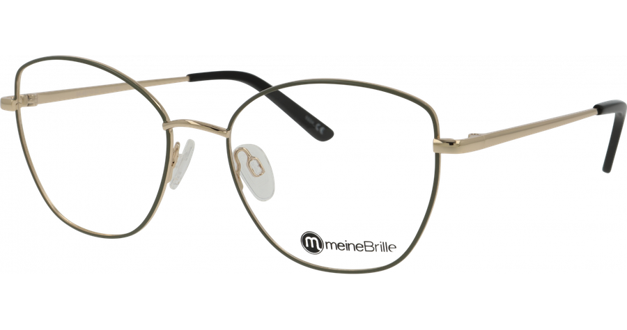 meineBrille 04-40110-02, Sandgrau/Gold glänzend Brille