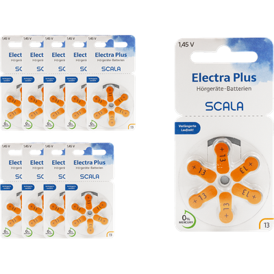 Scala Hörgerätebatterien Electra plus 13 (120 Stk.)