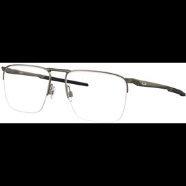 Oakley Voon OX3026 302602 - Brille Herren - Fassung: Silber, Metall, Eckig - Glasfarbe: Grau