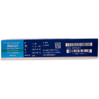Tageslinsen Multifokal 1-Day Acuvue Moist multifocal 90er Ansicht 3