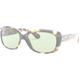 Ray-Ban Sonnenbrille RB4101 Jackie Ohh Glänzend Hellhavanna / Grün 710 58 Damen