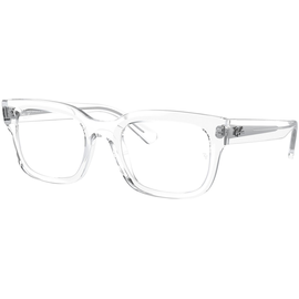 Ray-Ban Brille Chad RX7217 8321, Glänzendes Transparent - LARGE
