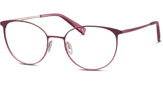 Brendel 902389 52 55 Brille Damen Rot Metall Rund - Ansicht 2