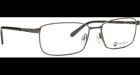 meineBrille 04-12090-02, Hell Gun matt / Dunkelgrau glänzend Schräg rechts - Ansicht 5